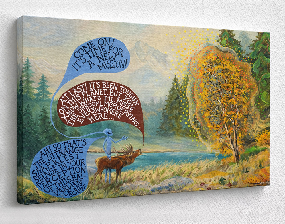 new mission Keilrahmen