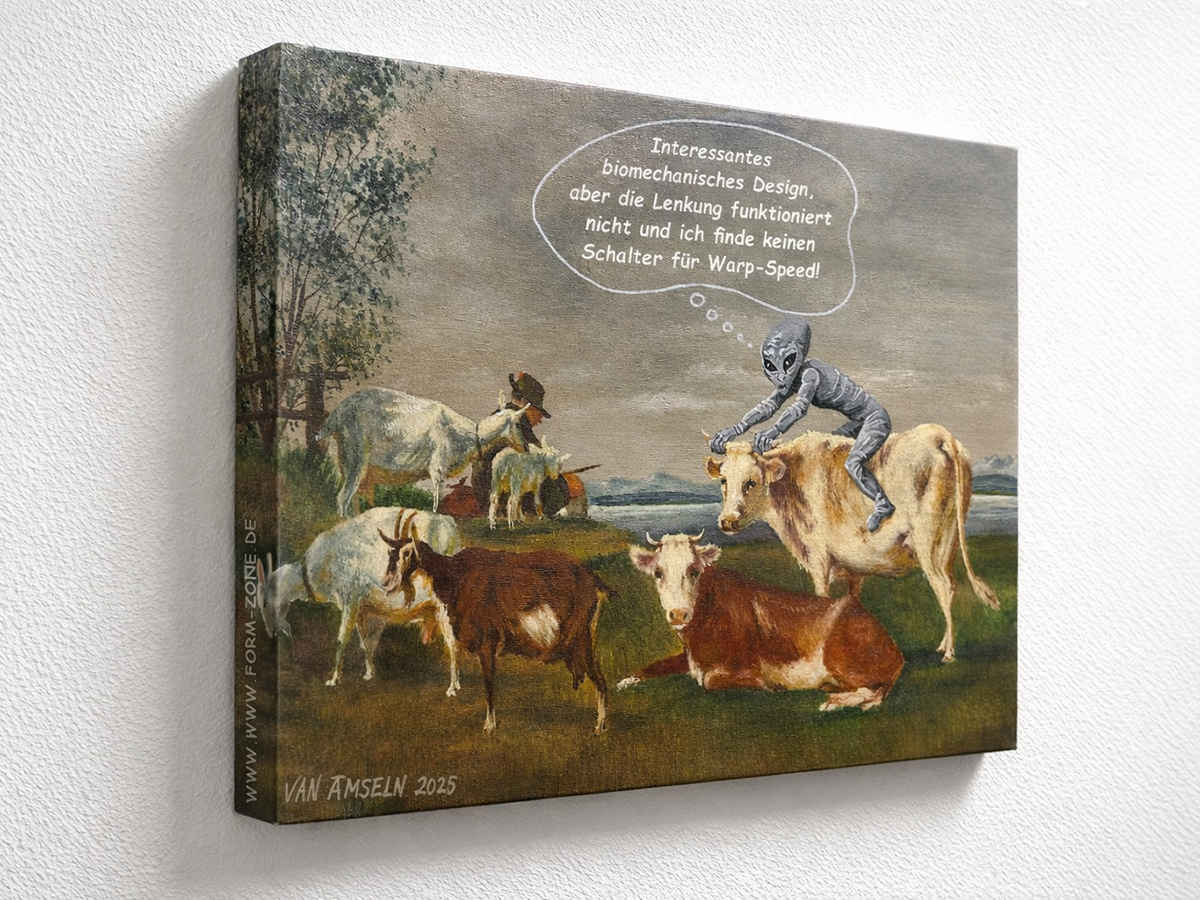 Ufo Invasion | Unikate mit Vintagecharme und Keilrahmenbilder für Ufo Fans